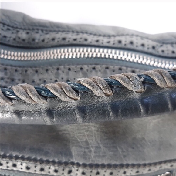 BALENCIAGA SLATE BLUE GIANT COVERED DAY HOBO BAG - Picture 4 of 7